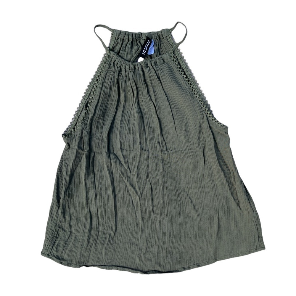 Green sleeveless top